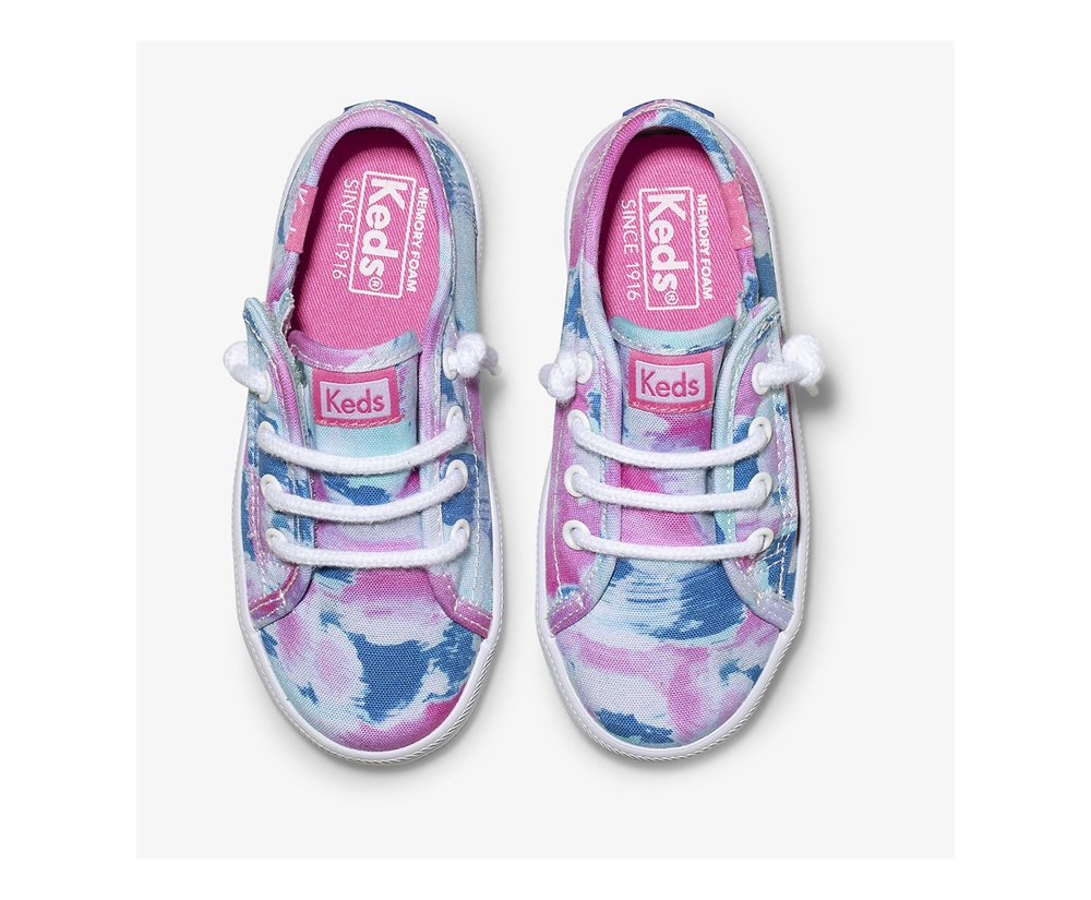 Zapatillas Keds Niños Blancas/Rosas - Kickstart Jr. - 435-KNZAVI